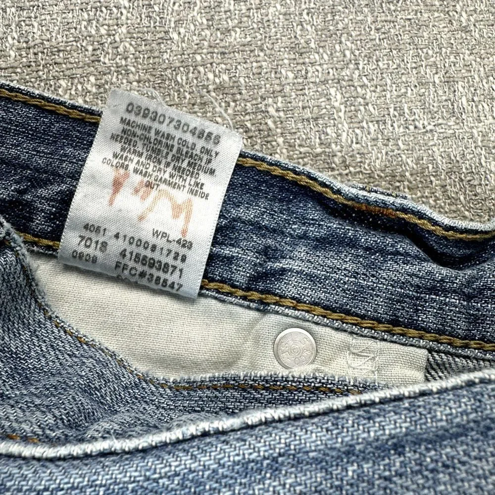 Levis 559 Jeans Mens 36x30 Blue Relaxed‎ Straight Denim Light Wash Workwear